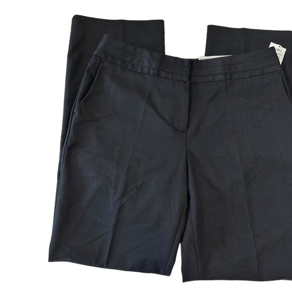 CATO CONTEMPORARY Women SZ 8 Black Lower Rise Dress Pant Trouser Straight Legs - Picture 3 of 15